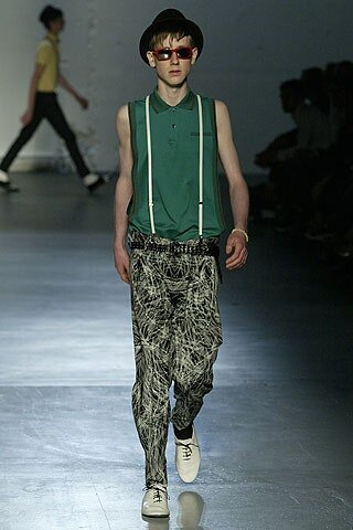 Dior Homme S/S 2006 green open side polo — JAMES VELORIA